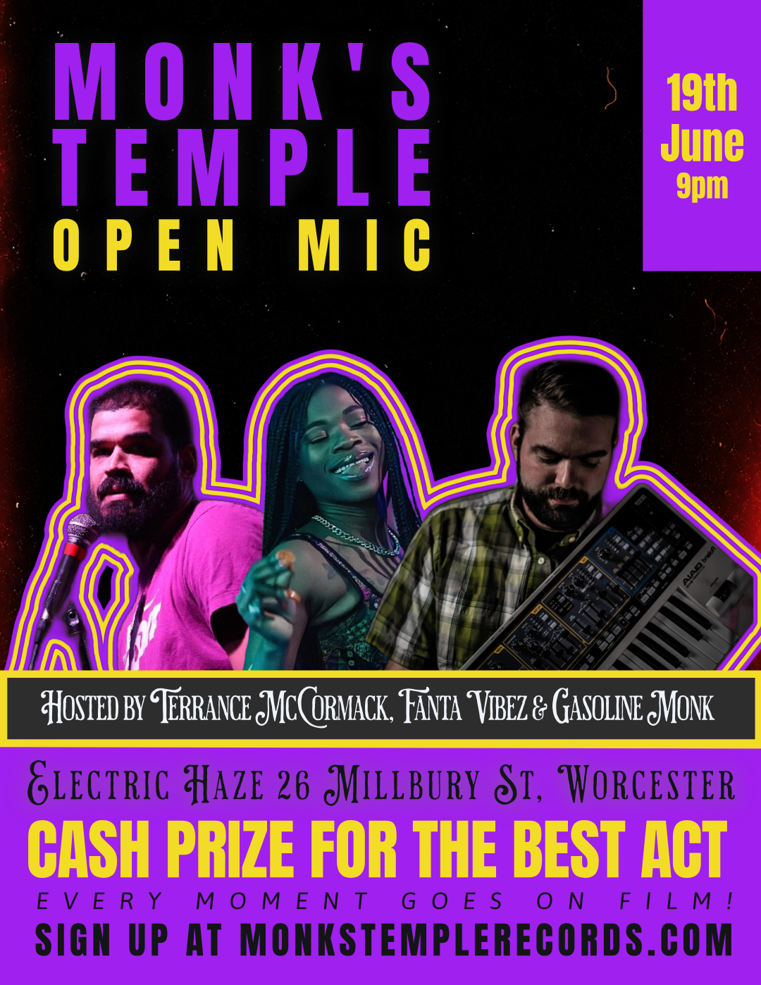 Worcester Open Mic Flyer